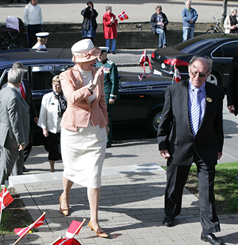 H.M. Dronning Margrethe og Børge Frese