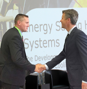 Rene Effelsberg and Crown Prince Frederik 